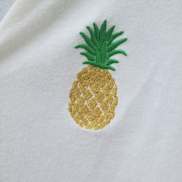 J. Crew Pineapple The Caryn Cardigan Size XXS - Picture 7 of 8